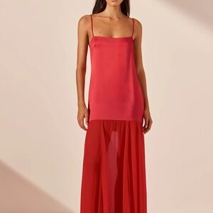 Shona Joy Moraya Dropped Waist Maxi Dress